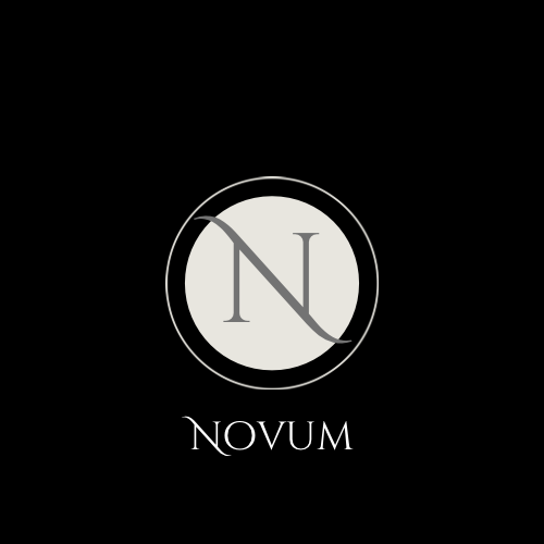 Novum luxury brand logo dark variant